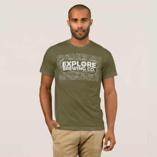 Camiseta Explore o t-shirt da fabricação de cerveja Topo