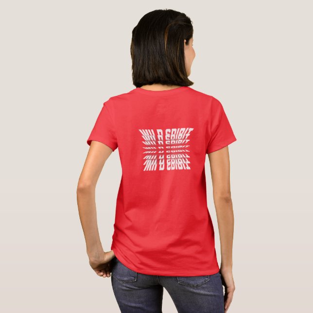 Camiseta Explore o T-Shirt instinto selvagem (Parte Traseira Completa)