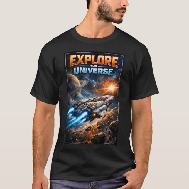 Camiseta Explore O Universo (Frente)