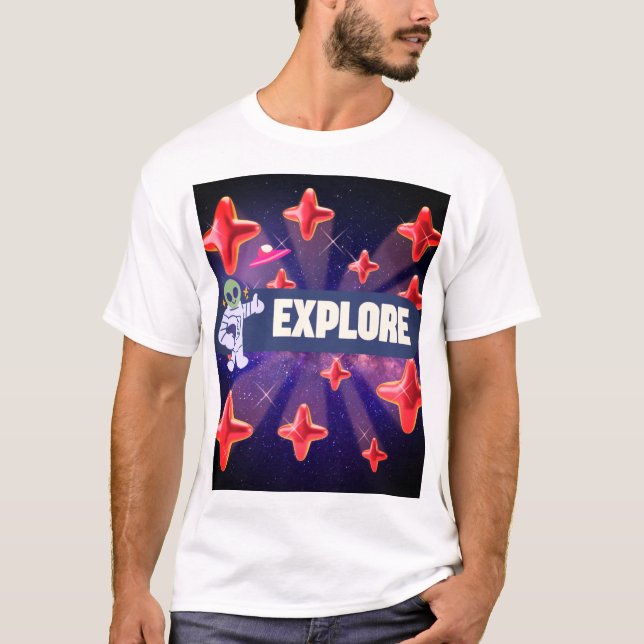 CAMISETA EXPLORE O UNIVERSO (Frente)