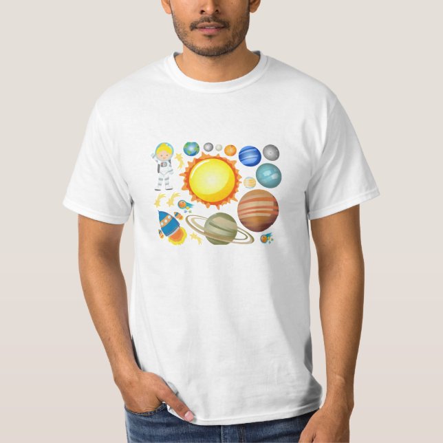 Camiseta Explore o Universo em Estilo (Frente)