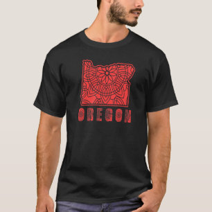 Camiseta Explore Oregon Mandala Nature Monges Adventure
