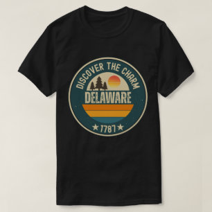 Camiseta Explore os Designs Delaware para cada passo