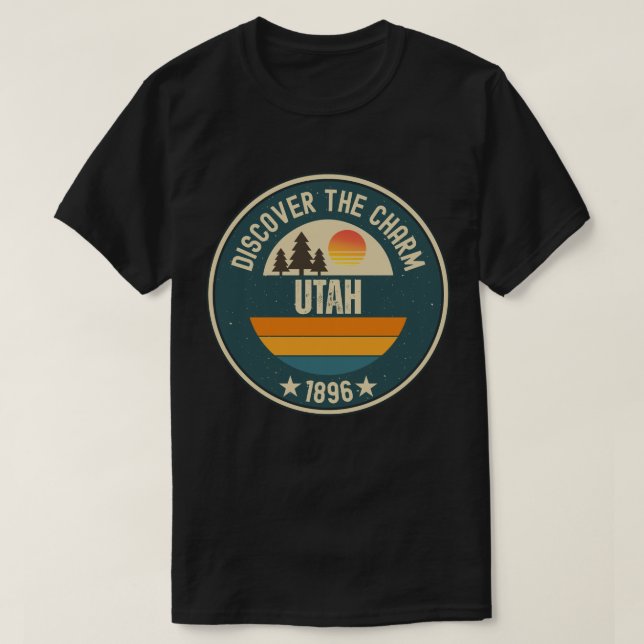 Camiseta Explore Utah - Designs para cada passo (Frente do Design)