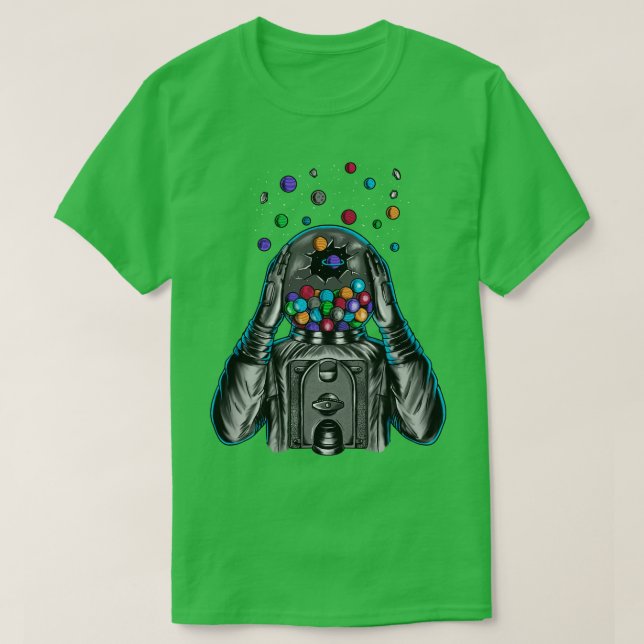 Camiseta Explosão Astronauta (Frente do Design)