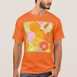 Camiseta Explosão Colorida de Frutas