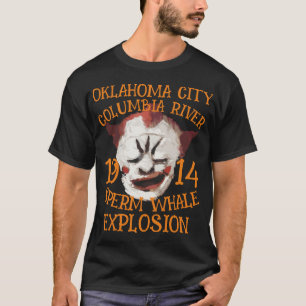 Camiseta Explosão de Baleia Cachalote OKLAHOMA CITY 1914 20
