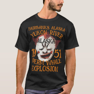 Camiseta Explosão de Baleia Esperma RIO YUKON ALASKA 2047