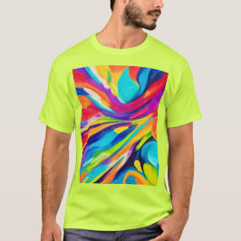 Camiseta Explosão de energia vibrante