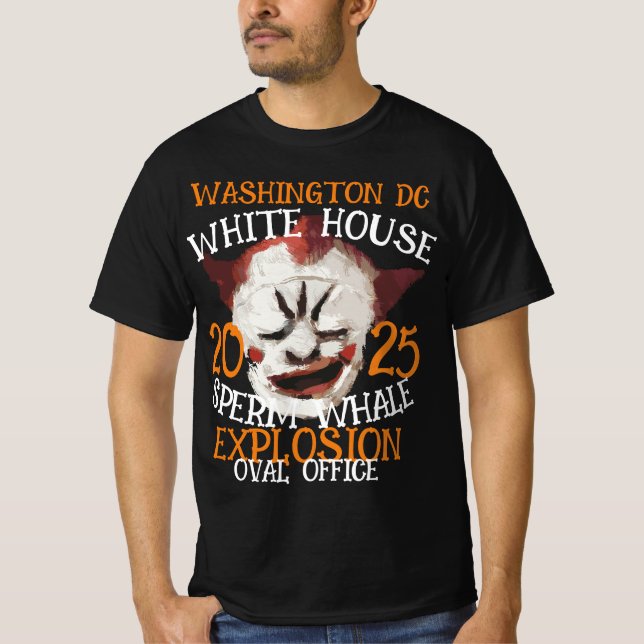Camiseta Explosão de Esperma de TRUMP Bunker Nuclear 2026 (Frente)