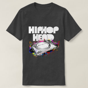 Camiseta Explosão de Fim de Cabeça de HipHop