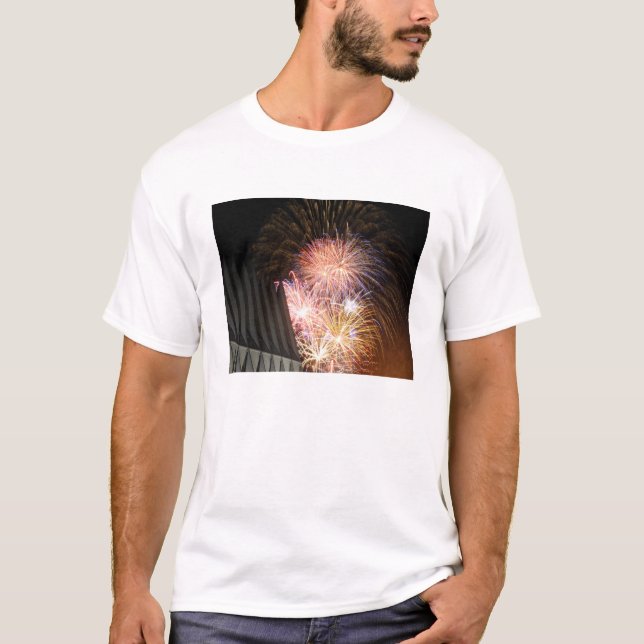 Camiseta Explosão de fogos de artifício (Frente)