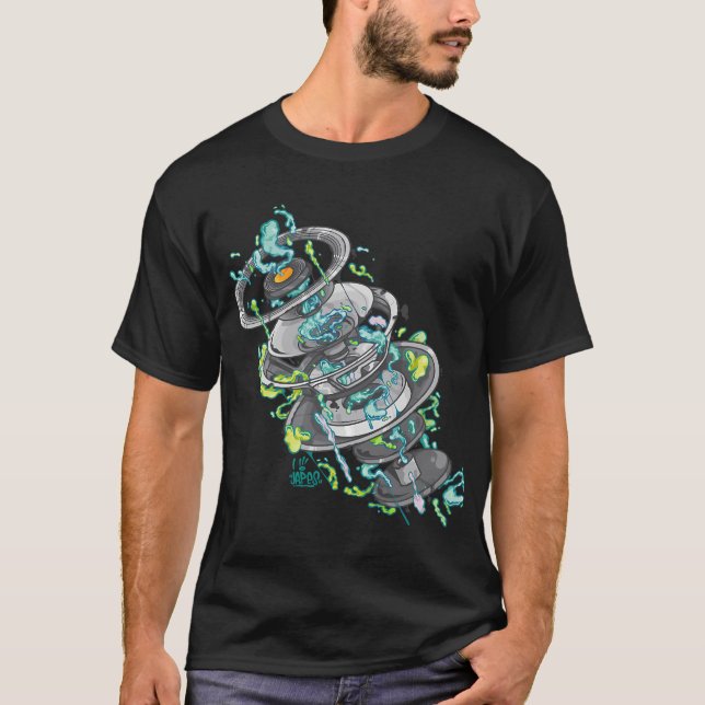 Camiseta Explosão de Música Baixa (Frente)
