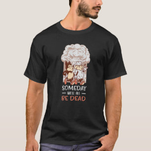 Camiseta Explosão de retromontagem de pavor existencial, Sa