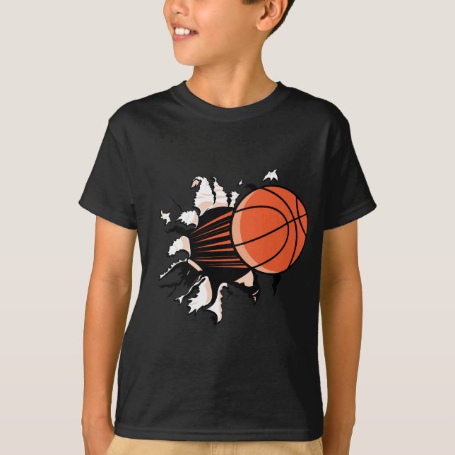 Camiseta Explosão do basquetebol (Frente)