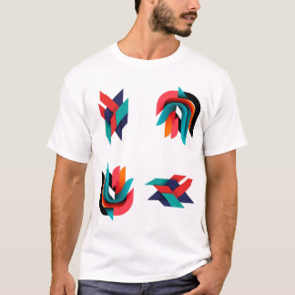 Camiseta Explosão Geométrica de Energia