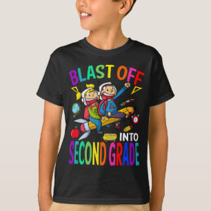 Camiseta Explosão No Foguete De Segundo Grau De Volta À E