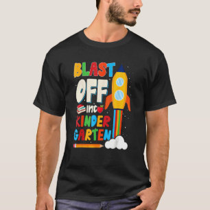 Camiseta Explosão No Jardim De Infância No Primeiro Dia Da