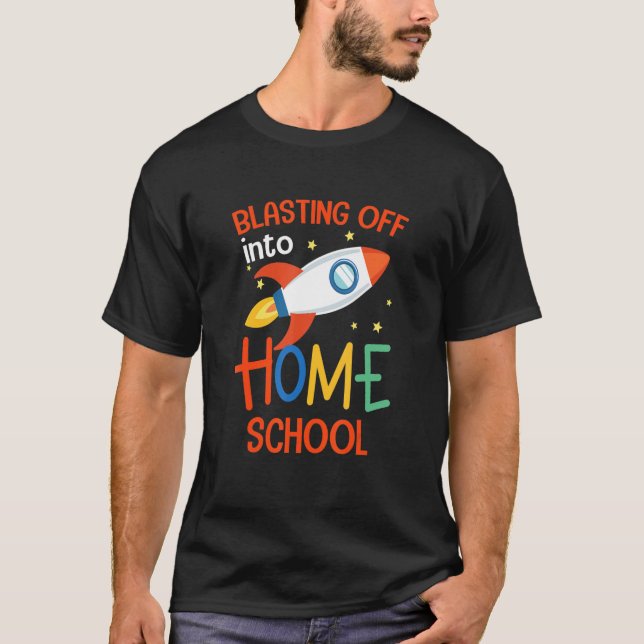 Camiseta Explosão Para A Escola Doméstica (Frente)