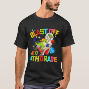 Camiseta Explosão Para O Astronauta Dinossauro Da 4ª Série