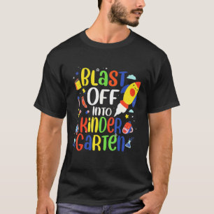 Camiseta Explosão Para O Jardim De Infância No Primeiro D