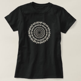 Camiseta Explosão Solar Abstrata Rosa