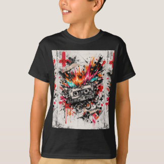 Camiseta Explosive Retro Cassette T-Shirt