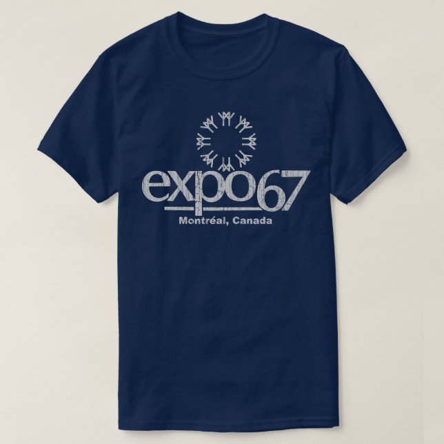 Camiseta Expo 67 Montreal 1967 (Frente do Design)