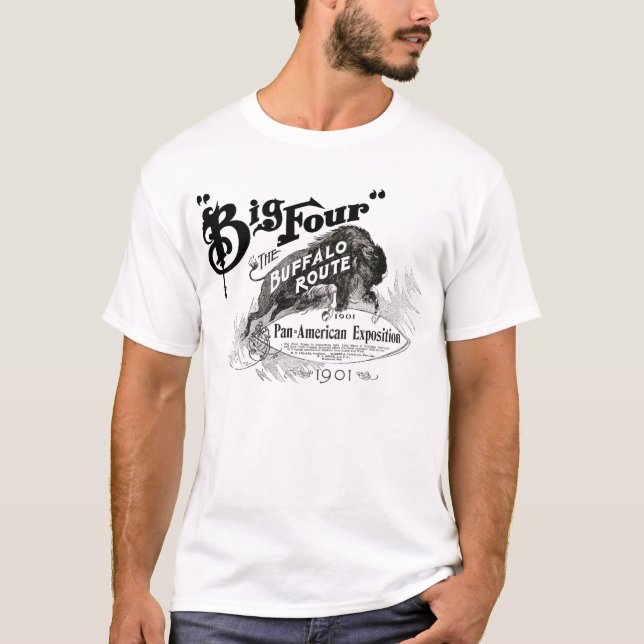 Camiseta Expo Pan-Americano 1901 NY da rota grande de (Frente)