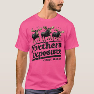 Camiseta Exposição ao norte Cicely Alaska Efeito em relevo