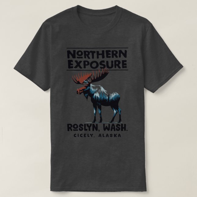 Camiseta Exposição ao norte Roslyn Lavar TShirt (Frente do Design)