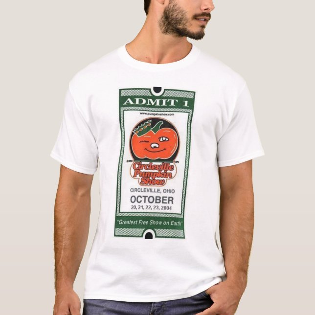 Camiseta Exposição de Abóboras de Circleville (Frente)