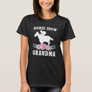Camiseta Exposição de Cavalos Avó Flores Equestre Avó