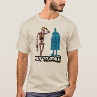 Camiseta Exposição do Droide Vermelho Ferrugem e Figura Enc