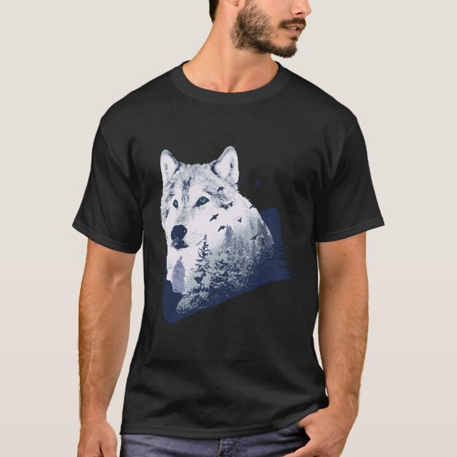Camiseta Exposição Dupla ao Lobo (Frente)