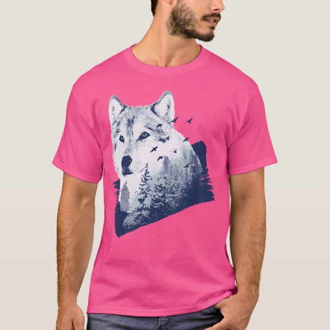Camiseta Exposição Dupla ao Lobo (Frente)