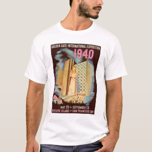 Camiseta Exposição internacional 1940 do Golden Gate