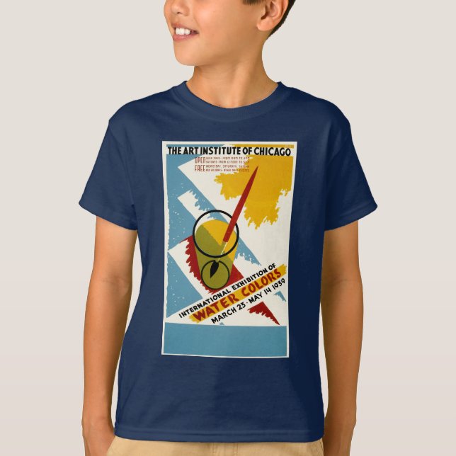 Camiseta Exposição Internacional de Cores de Água (Frente)