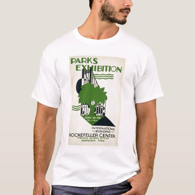 Camiseta Exposição NYC dos parques WPA 1937 (Frente)