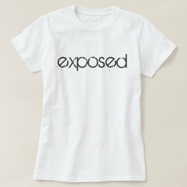 Camiseta Exposto (Frente do Design)