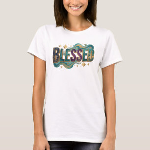 Camiseta Expressão Artística 2D BLESSED Fresca