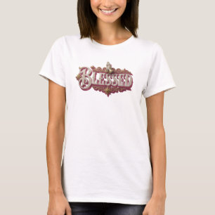 Camiseta Expressão Artística Retro ABENÇOADA
