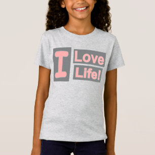 Camiseta Expressão Bela Design "Vida de Amor". Comprar Agor
