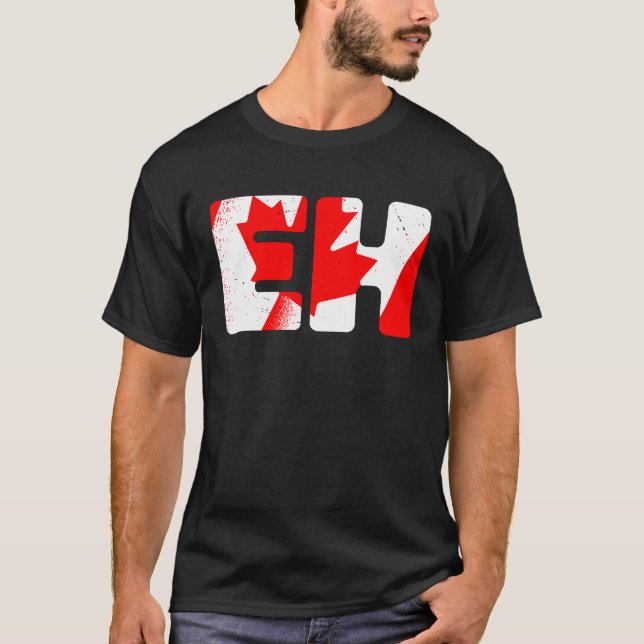 Camiseta Expressão Canadiana de gírias Legal Canada Maple L (Frente)