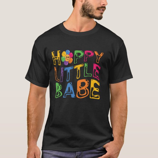 Camiseta Expressão de Autismo de Bebê Feliz (Frente)