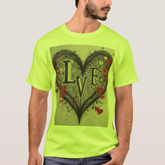 Camiseta Expresse o seu amor com T-Shirts de Design único"