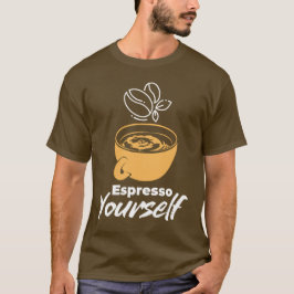 Camiseta Expresse-se – Amante de Café & Vibração Matinal