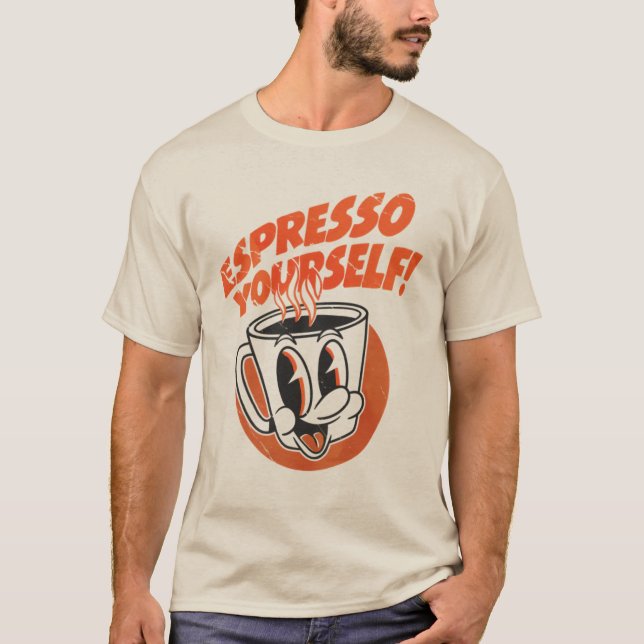 Camiseta Expresse-se! Café Divertido (Frente)