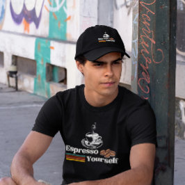 Camiseta Expresse-se com Design de Café Retro