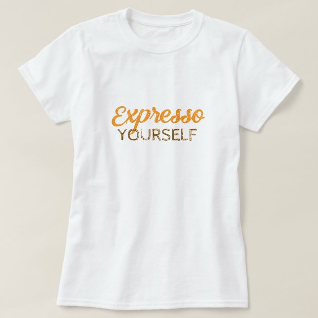Camiseta Expresse-se T-Shirt (Frente do Design)